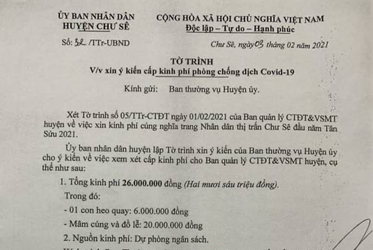 Chi cúng nghĩa trang đầu năm thành chi cho... COVID-19: Lỗi đánh máy? - Ảnh 3.