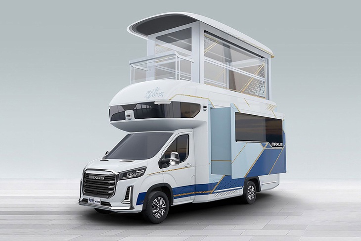 Chiếc xe có thể mở rộng thành căn biệt thự hai tầng hiện đại - Ảnh 1. Chiếc xe có thể mở rộng thành căn biệt thự hai tầng hiện đại - Ảnh 1.