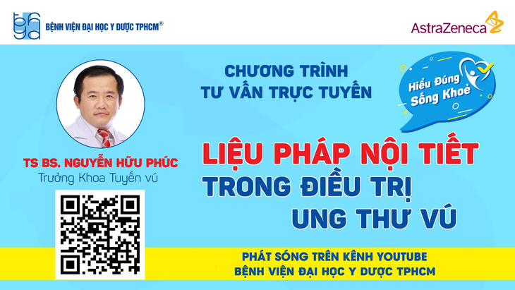 Chương trình tư vấn: Liệu pháp nội tiết trong điều trị ung thư vú - Ảnh 2.