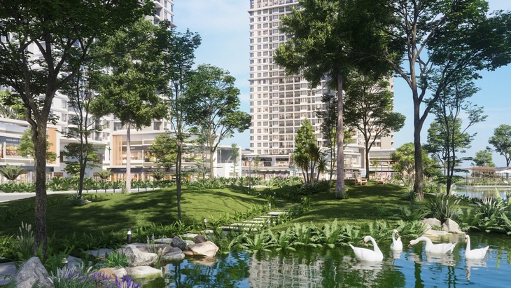 Ecopark làm công viên ngàn tỉ phục vụ 2 toà tháp hạng sang - Ảnh 9.