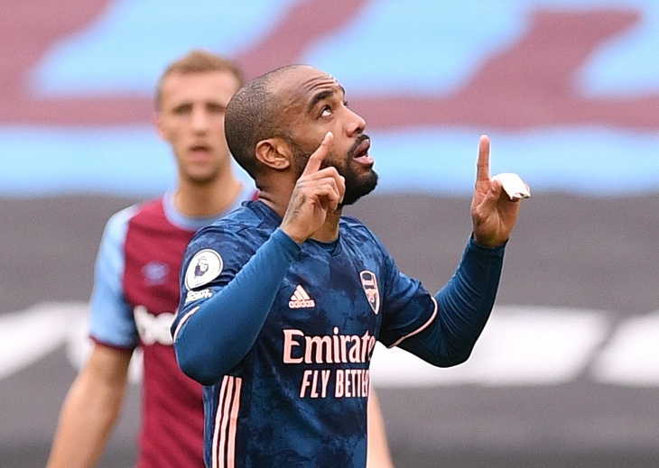 Lacazette tỏa sáng, Arsenal ngược dòng cầm chân West Ham sau khi bị dẫn 3-0 - Ảnh 2.