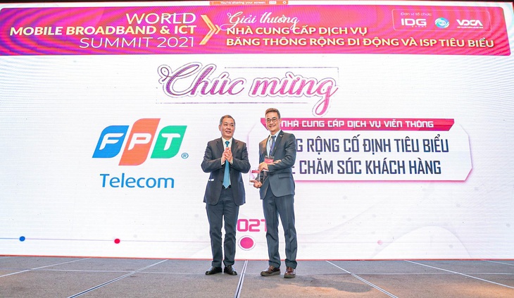 FPT Telecom nhận giải thưởng Chất lượng dịch vụ được Khách hàng hài lòng nhất - Ảnh 1.