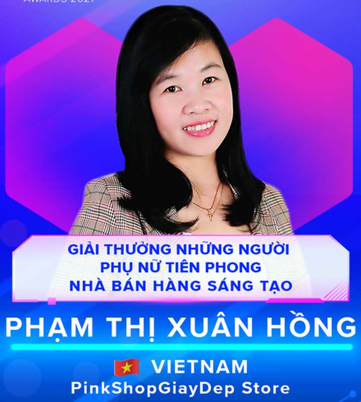 Một nhà nữ bán hàng online của Việt Nam được tôn vinh trong khu vực - Ảnh 1.