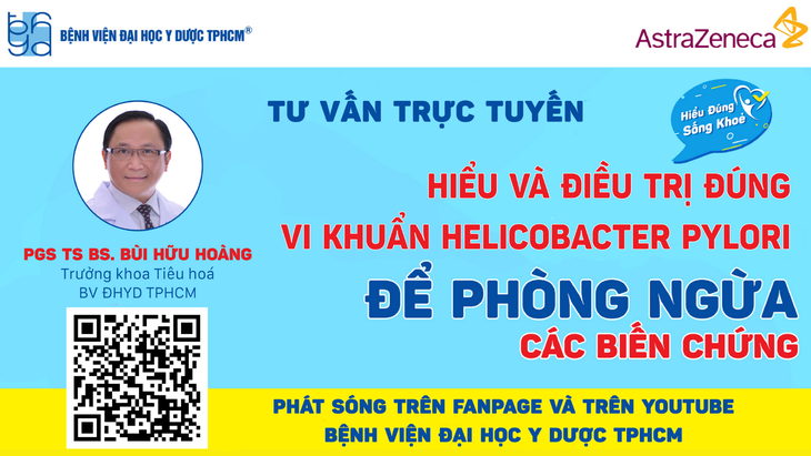 Chương trình tư vấn: Hiểu và điều trị đúng khuẩn Helicobacter pylori để phòng ngừa các biến chứng - Ảnh 2.