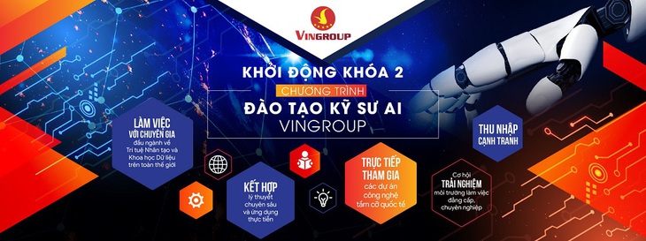 Vingroup khởi động khóa 2 chương trình đào tạo kỹ sư AI - Ảnh 1.