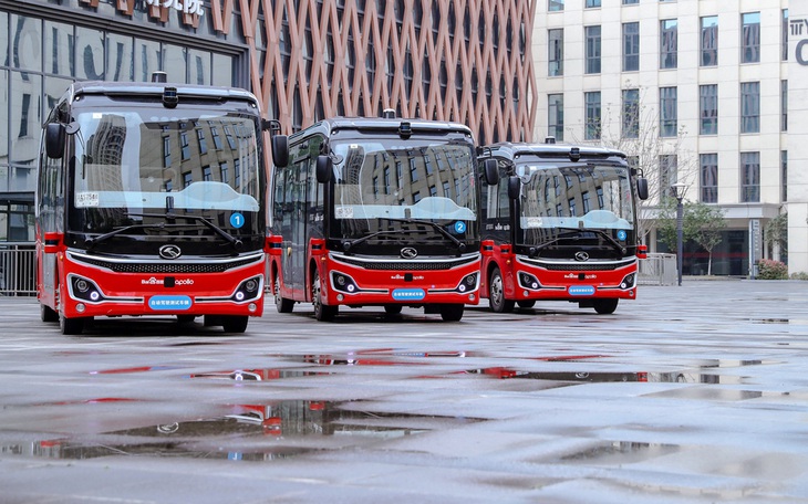 Hàn Quốc triển khai tuyến xe buýt tự hành hoàn toàn đầu tiên - Ảnh 3.