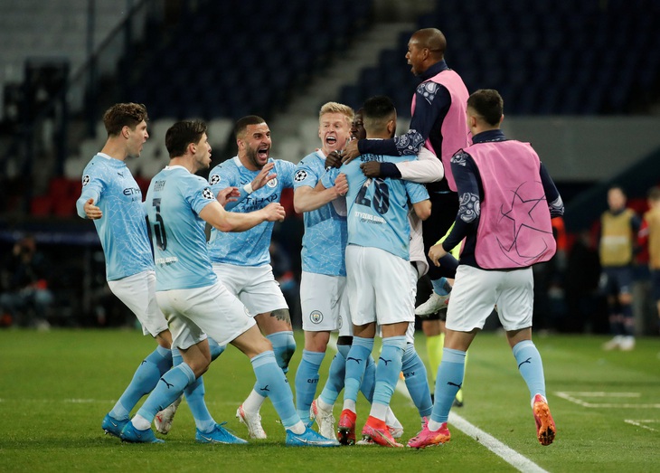 Man City ngược dòng hạ PSG ở bán kết lượt đi Champions League - Ảnh 1.