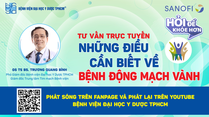 Chương trình tư vấn: Những điều cần biết về bệnh động mạch vành - Ảnh 1.