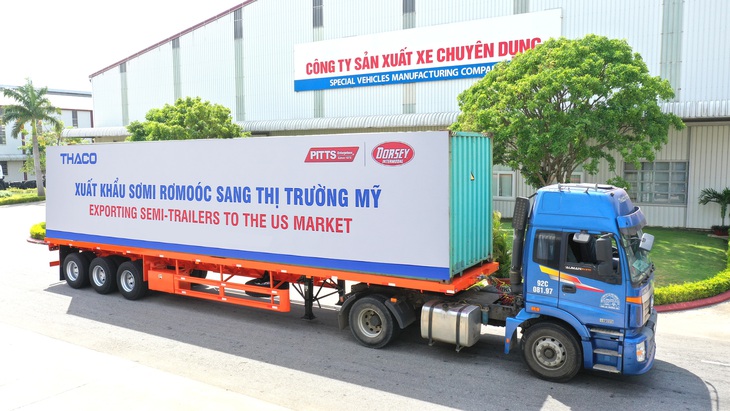 Thaco đẩy mạnh xuất khẩu sơmi rơmoóc sang thị trường Mỹ - Ảnh 1.