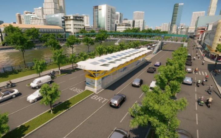 Tháng 9-2021 khởi công xây dựng tuyến xe buýt nhanh BRT đầu tiên ở TP.HCM