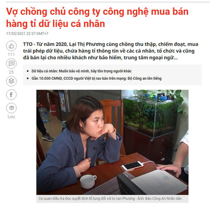 Mua thông tin, dữ liệu cá nhân vi phạm gì? - Ảnh 1.