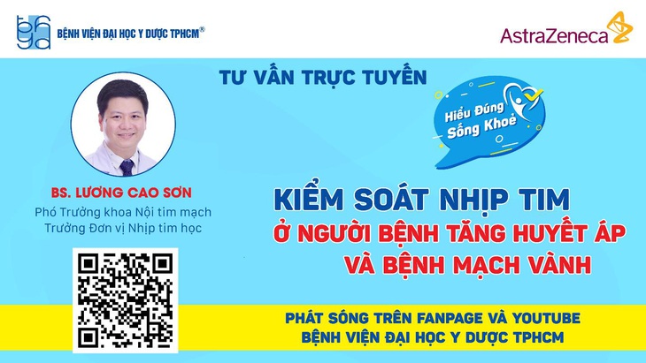 Tư vấn và kiểm soát nhịp tim ở người bệnh tăng huyết áp và bệnh mạch vành - Ảnh 1.