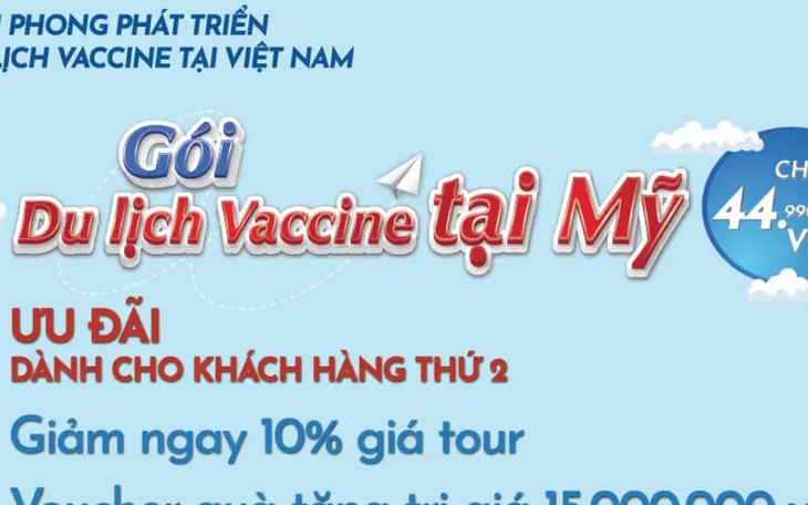 Công ty du lịch Việt Nam bán tour đi Mỹ tiêm vắc xin