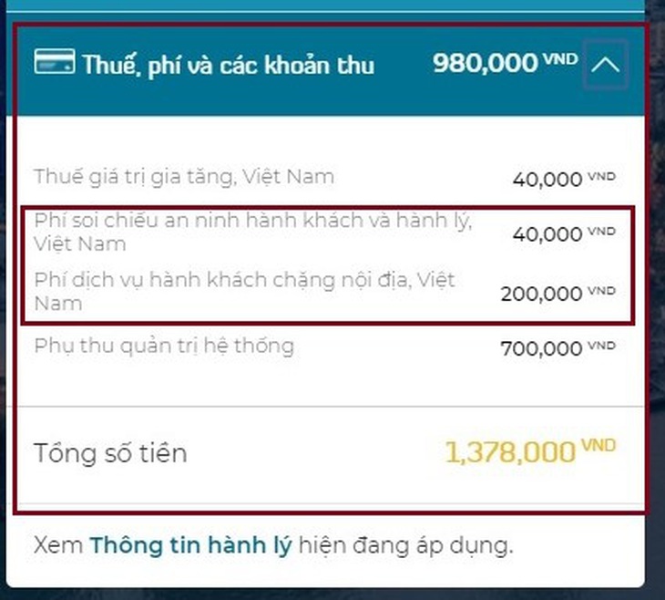 Hủy vé bay, các khoản phí sân bay, phí an ninh vào túi ai? - Ảnh 1.