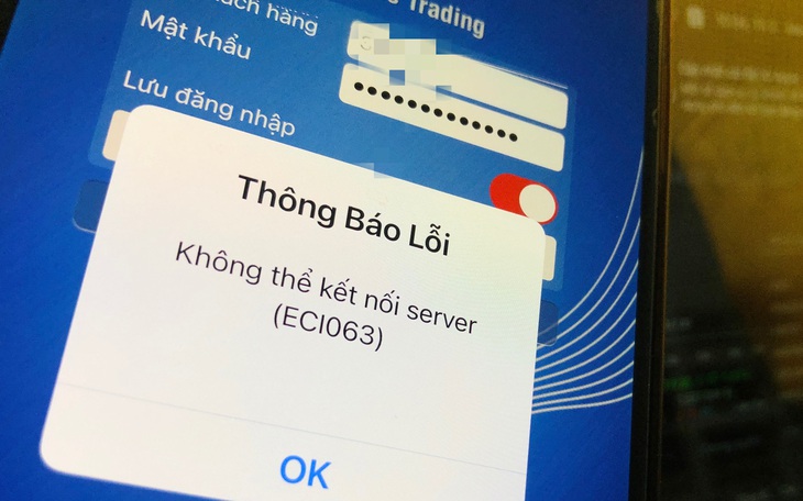 App giao dịch của hàng loạt công ty chứng khoán bị 