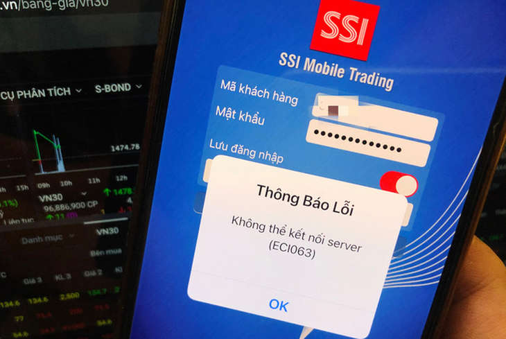 App giao dịch của hàng loạt công ty chứng khoán bị đơ do quá tải - Ảnh 1.
