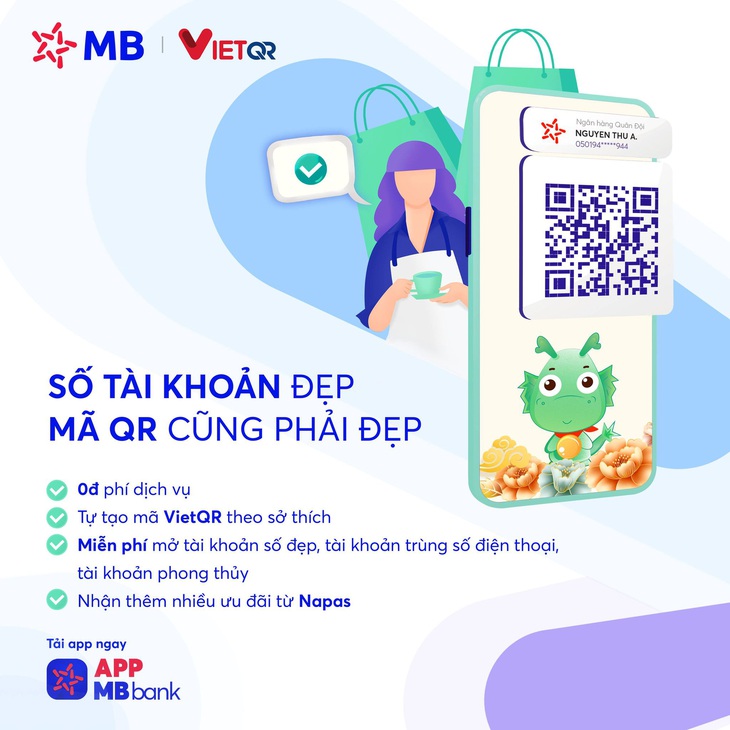 MB ra mắt tính năng tự tạo và thanh toán VietQR - Ảnh 1.