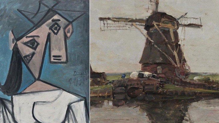 Tìm thấy 2 tác phẩm nổi tiếng của Picasso và Mondrian sau 9 năm mất cắp - Ảnh 1.