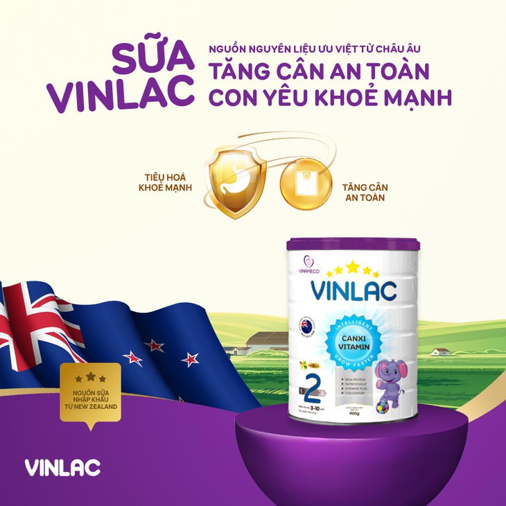 Vinlac Việt Nam - dinh dưỡng nội địa chất lượng quốc tế - Ảnh 1. Vinlac Việt Nam - dinh dưỡng nội địa chất lượng quốc tế - Ảnh 1.