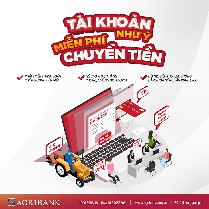 Tài khoản như ý, miễn phí chuyển tiền - Ảnh 2.