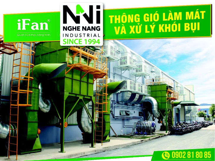 Giải pháp thông gió làm mát và xử lý khói bụi xí nghiệp, công ty, nhà xưởng - Ảnh 1.