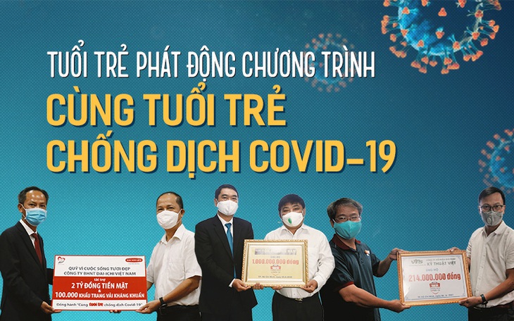 Tuổi Trẻ phát động chương trình 'Cùng Tuổi Trẻ chống dịch COVID-19'