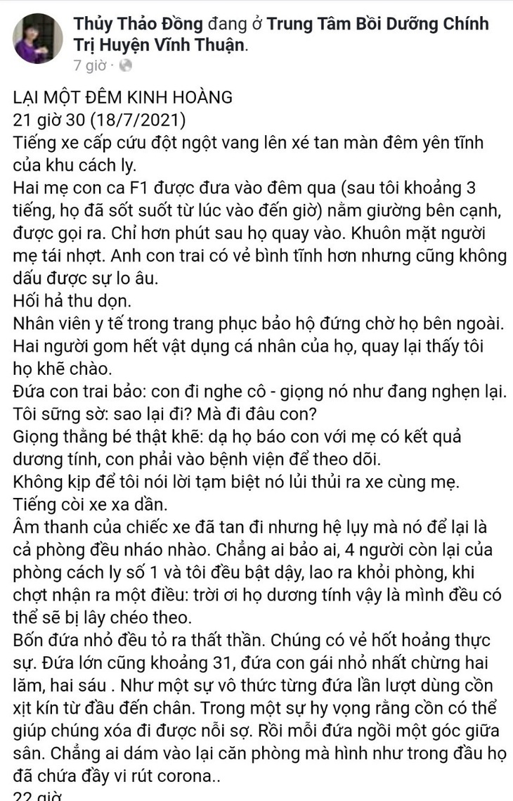 Lá thư sáng sớm gửi vào khu cách ly của bí thư huyện - Ảnh 1.