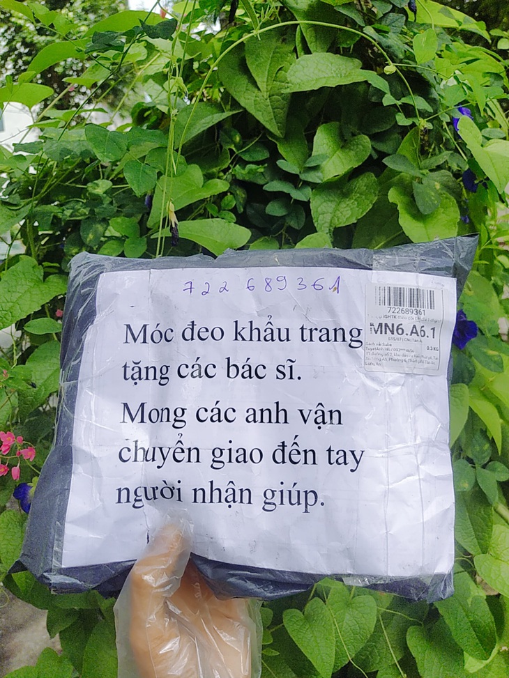 Hàng ngàn tai giả đeo khẩu trang từ Hà Nội gửi tặng TP.HCM chống dịch - Ảnh 3.