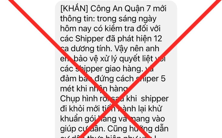 Công an quận 7 nói thông tin 