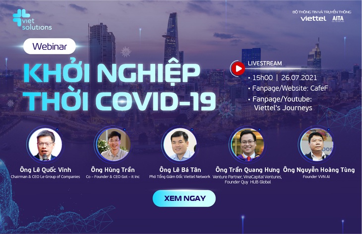 Hai hội thảo trực tuyến đặc biệt tìm lối đi cho startup thời COVID-19 - Ảnh 1.