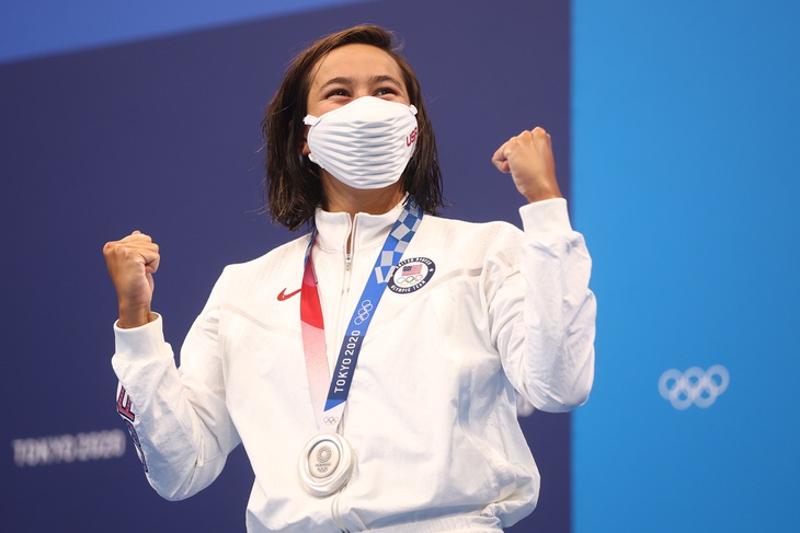 Erica Sullivan tập ở hồ đầy phân vịt để giành HCB Olympic Tokyo - Ảnh 2.