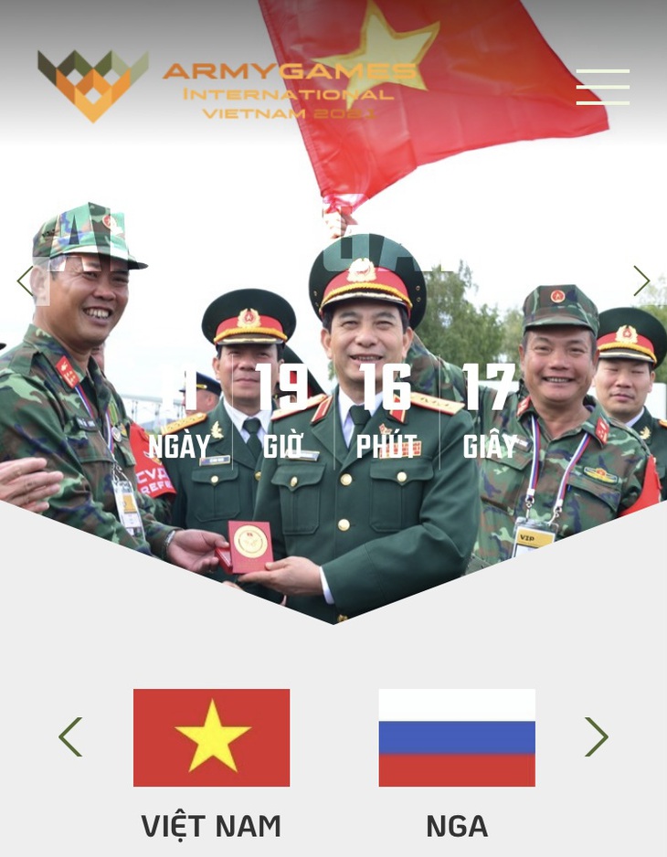 Website Army Games 2021 được xây dựng bằng 3 ngôn ngữ - Ảnh 1.