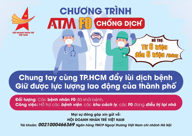 ATM F0 chống dịch hỗ trợ chăm sóc người bệnh COVID-19 - Ảnh 1.