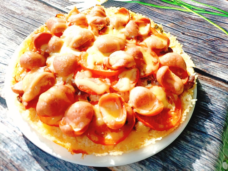 Món chuẩn Mom ngon không thể ngờ: Pizza cơm nguội - Ảnh 1.