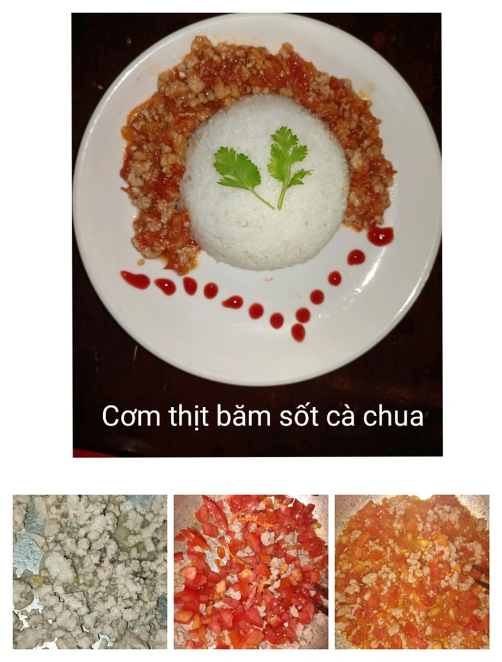 Cơm Ý, chả giò pò pía và thịt băm chiên từ nguyên liệu giản đơn - Ảnh 3.