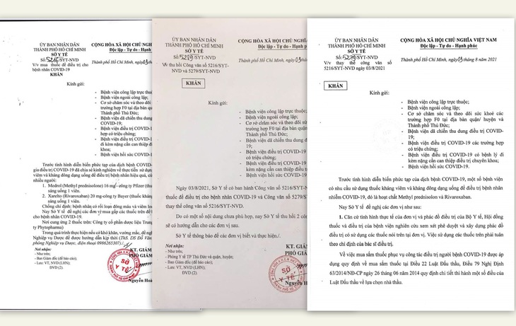 Sở Y tế TP.HCM 1 ngày ra 3 văn bản, thu hồi 2: Cả 3 đều có những sai sót nghiêm trọng - Ảnh 1.