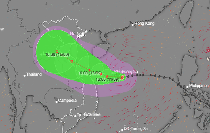 Xuất hiện 2 cơn bão theo sát nhau, nhưng không có khả năng bão chồng bão - Ảnh 1.