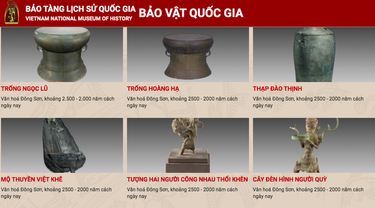 Bảo tàng Lịch sử quốc gia đưa khách tham quan online các bảo vật bằng công nghệ 3D - Ảnh 1.