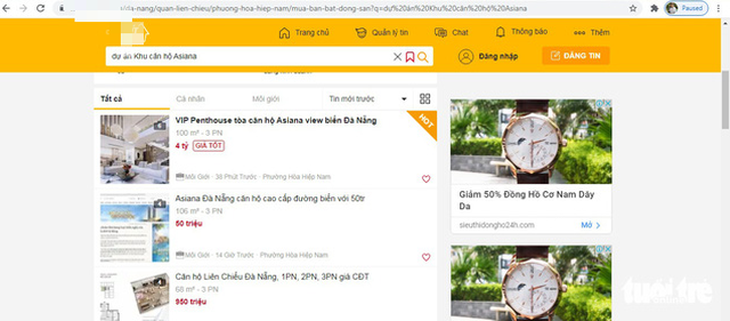 Đà Nẵng tuýt còi việc quảng cáo, rao bán căn hộ tại 2 dự án - Ảnh 2.