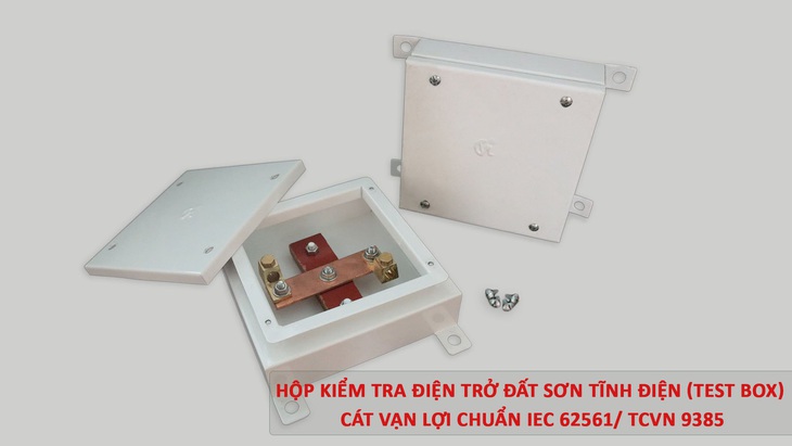 Cát Vạn Lợi sản xuất hộp kiểm tra điện trở tiếp địa đạt chuẩn IEC 62561 - Ảnh 3.