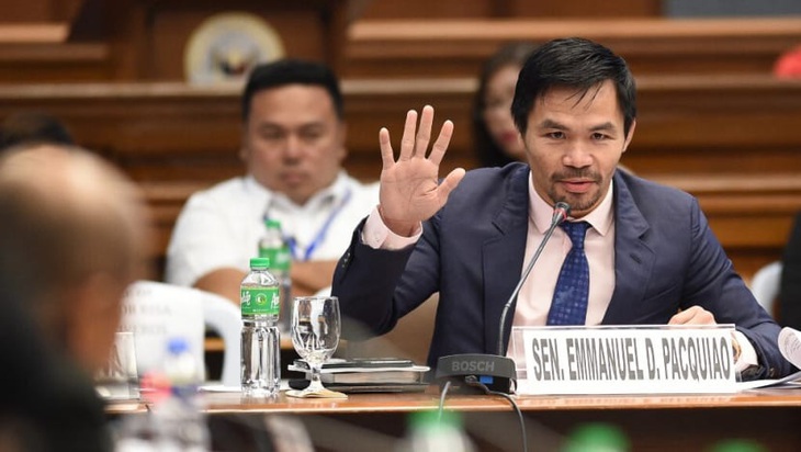 Ngôi sao quyền anh Pacquiao tranh cử tổng thống Philippines vào năm sau - Ảnh 1.