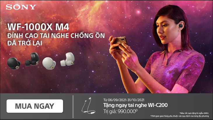 Sony ra mắt chương trình khuyến mãi hấp dẫn cùng tai nghe chống ồn WF-1000XM4 - Ảnh 1.