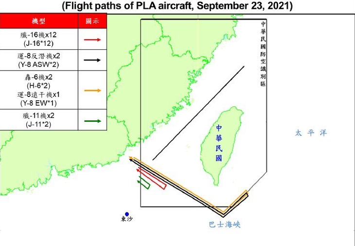 Trung Quốc phản đối Đài Loan gia nhập CPTPP, điều 19 máy bay xâm nhập ADIZ Đài Loan - Ảnh 2.