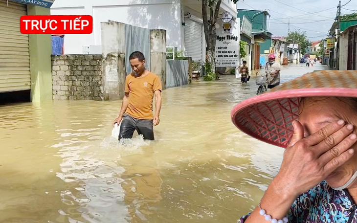 Trực tiếp: Tình hình mưa lũ tại Nghệ An sáng 27-9