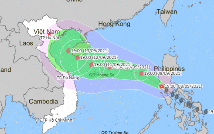 Bão Conson rất khó lường