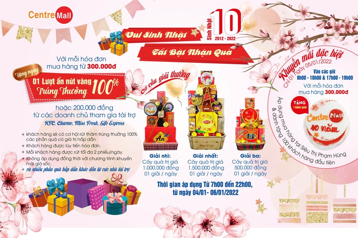 Tưng bừng khuyến mãi Mừng năm mới 2022 - Ảnh 1. Tưng bừng khuyến mãi Mừng năm mới 2022 - Ảnh 1.