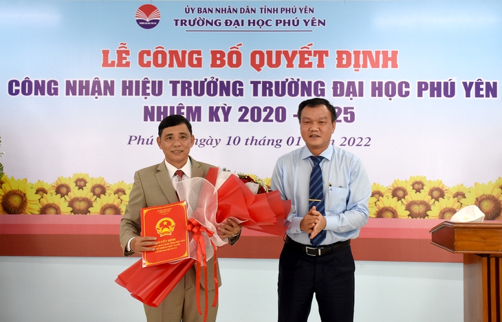 TS Trần Lăng làm hiệu trưởng Trường đại học Phú Yên - Ảnh 1.