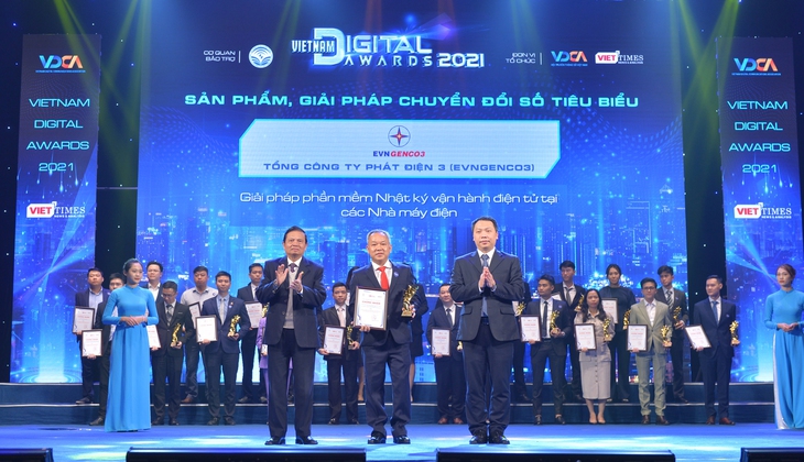 EVNGENCO3 nhận giải thưởng: Sản phẩm, giải pháp công nghệ số tiêu biểu năm 2021 - Ảnh 1.