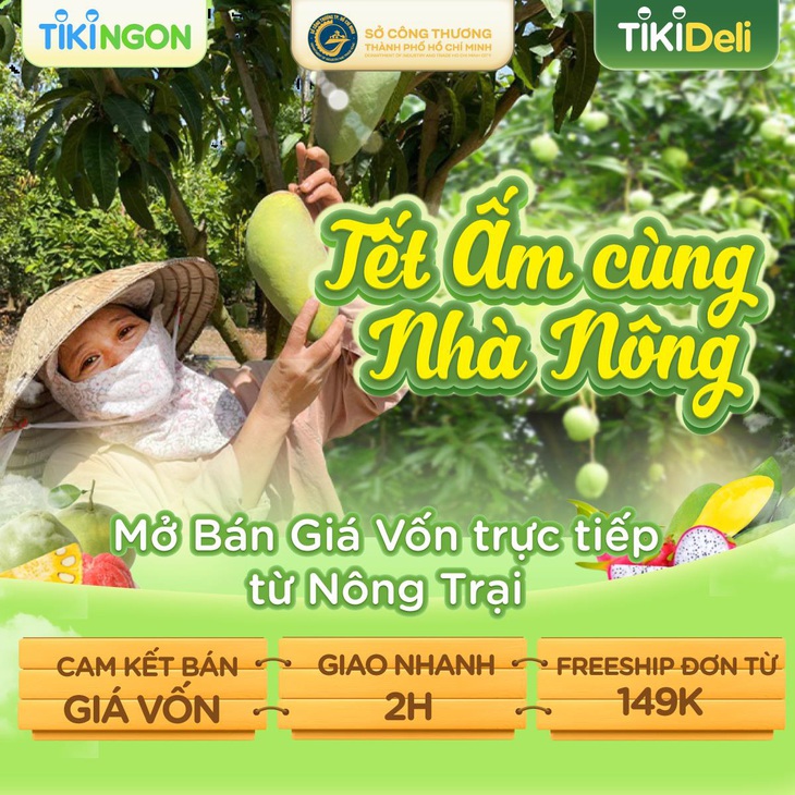 Tiki bán không lợi nhuận trái cây miền Tây, giúp bà con đón Tết ấm no - Ảnh 2.