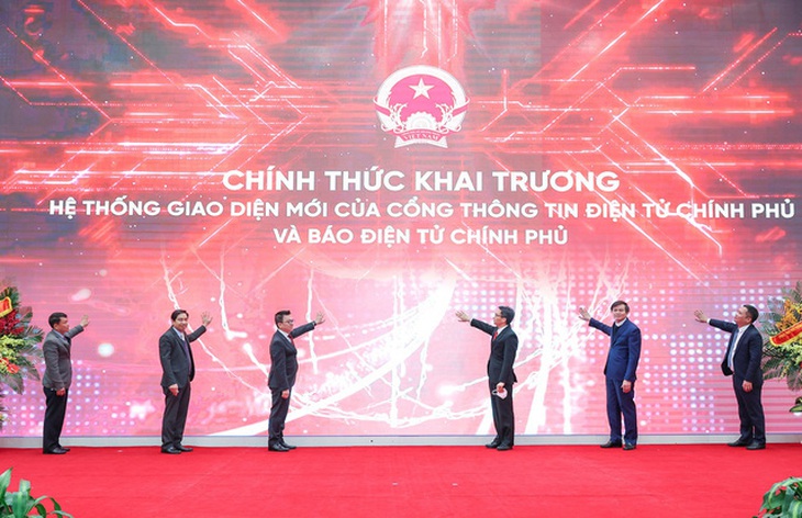 Cổng thông tin điện tử Chính phủ khai trương hệ thống giao diện mới - Ảnh 1.